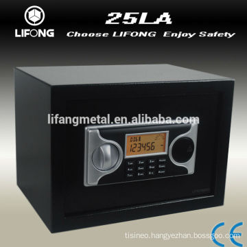 Small home safes lock with LCD time display